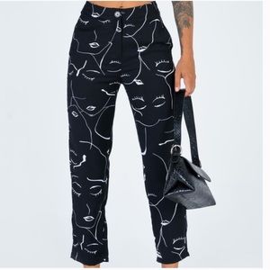 Princess Polly Black Zavia Pants